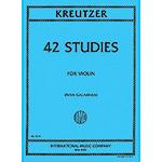 42 Studies, for Violin; Rodolphe Kreutzer