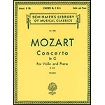 Concerto No. 3 in G Major, K.216, for violin and piano; Wolfgang Amadeus Mozart