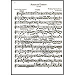 Sonata in E minor, K.304, for piano and violin; Wolfgang Amadeus Mozart