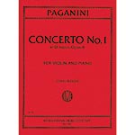 Concerto No. 1 in D Major Op. 6, for violin and piano (Flesch); Nicolo Paganini (International)
