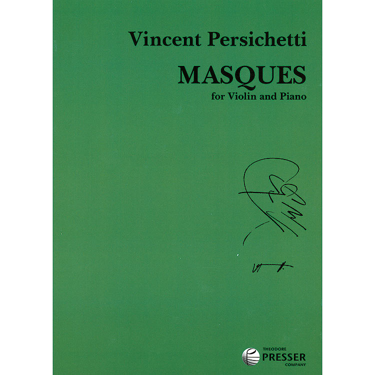 Masques for violin and piano; Vincent Persichetti (Elkan Vogel)