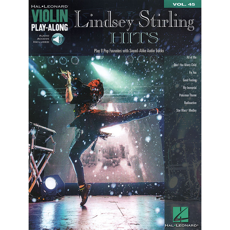 Lindsey Stirling Hits, arrangements for solo violin with play-along access (Hal Leonard)