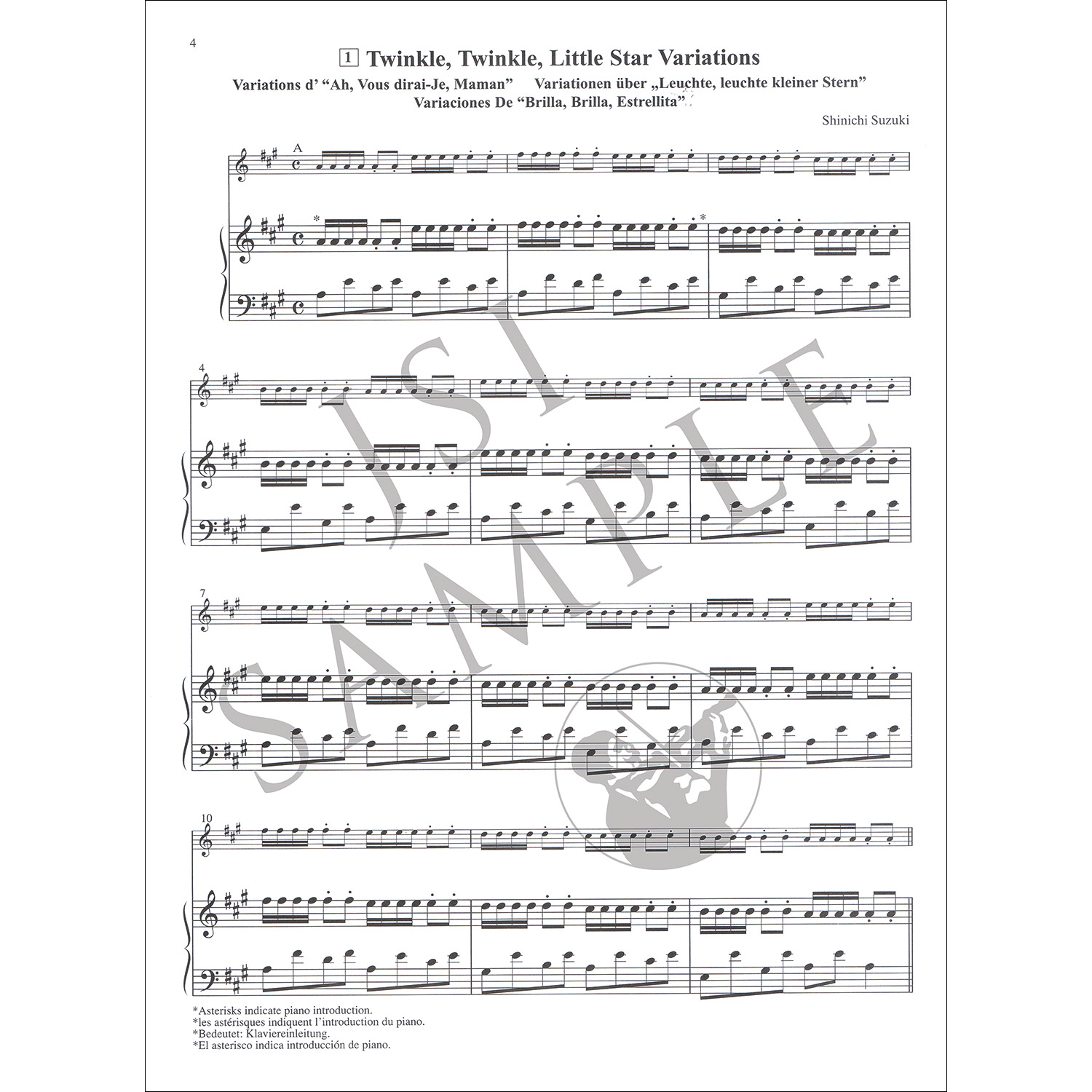 Derecho programa Retencion Suzuki Violin School, Volume 1, piano accompaniment - International |  Carriage House Violins