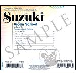 Suzuki Violin School, Volume 3 CD (Hahn) (International Edition)
