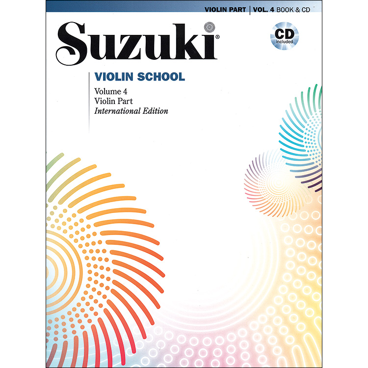 Suzuki Violin School, Volume 4, Book with CD (Hadelich) (International Edition)