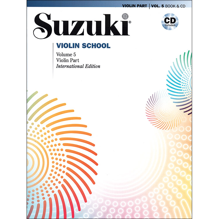 Suzuki Violin School, Volume 5, Book with CD (International Edition)