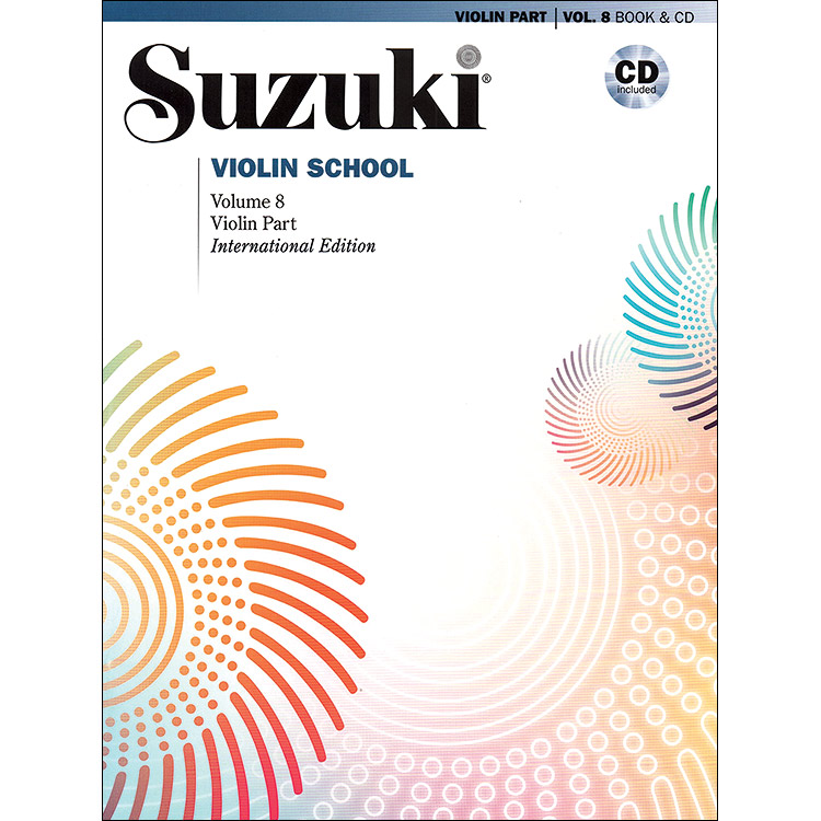 Suzuki Violin School, Volume 8, Book with CD (International Edition)