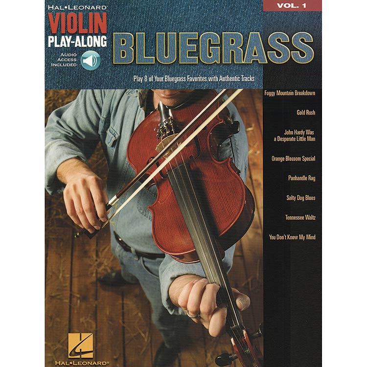 Bluegrass: Violin Play-Along, volume 1, book/audio access (Hal Leonard)