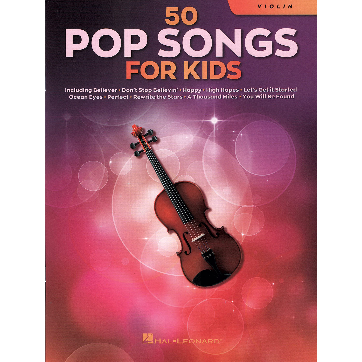 Fifty Pop Songs for Kids, for violin (Hal Leonard) Carriage House Violins