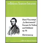 La Sentimentale for violin and piano, opus 9B; Henri Vieuxtemps (Kunzelmann)