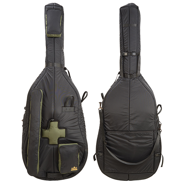 Gotham All-Size String Bass Cover, Black with Green Trim