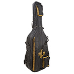 Gotham All-Size String Bass Cover, Black with Olive trim