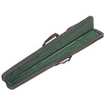 Bobelock Single German Bass Bow Case, Zippered cover, Green interior