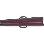 Bobelock Single German Bass Bow Case, Wine Interior with Zippered cover