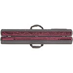 Bobelock Two French Bass Bow Cs, Zippered cover, Wine Interior