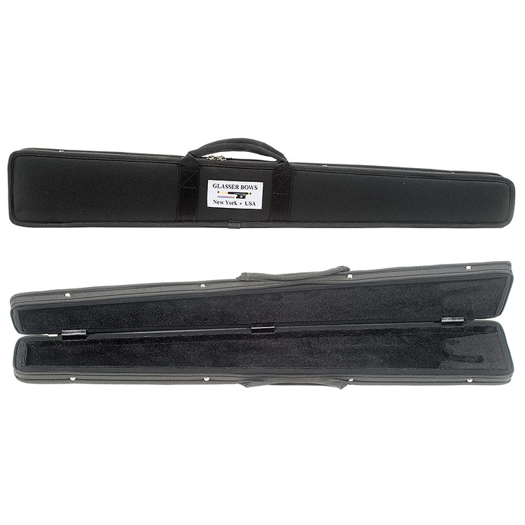 Glasser BC2 Single Bass Bow Case for French or German Bows