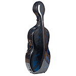 Accord Standard 3-D Blue 4/4 Medium Size Cello Case with Gray Interior