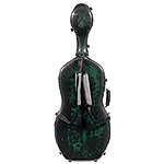 Alpha Universal 3-D Green 4/4 Cello Case