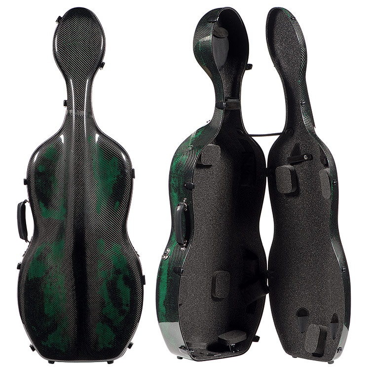 Alpha Universal 3-D Green 4/4 Cello Case
