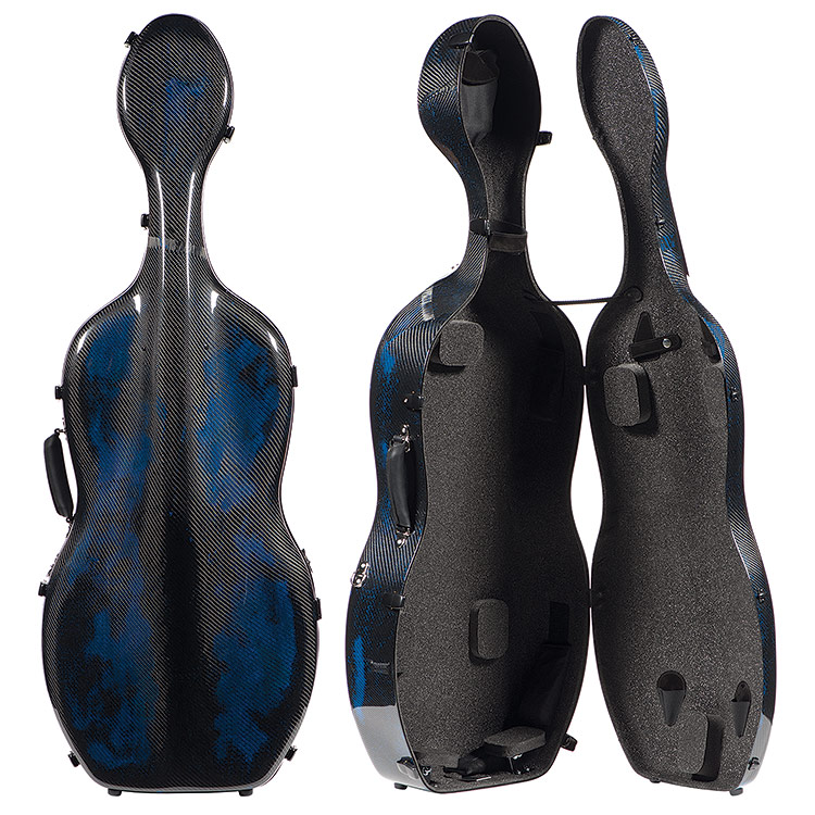 Alpha Universal 3-D Blue 4/4 Cello Case