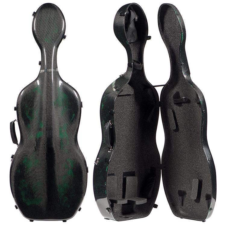 Alpha Alphetta 3-D Green 4/4 Cello Case
