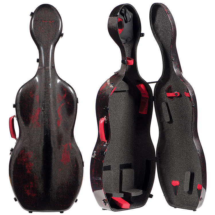 Alpha Alphetta 3-D Red 4/4 Cello Case