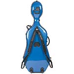 Bam Newtech 1002NWB Blue 4/4 Cello Case with Wheels