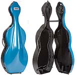 Bam Shamrock Hightech 1003XLWB Blue 4/4 Cello Case with Wheels
