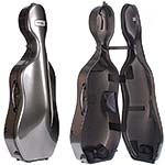 Bam Hightech Compact 3.5 1004XLSC Silver Carbon 4/4 Cello Case