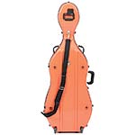 Bobelock 2000W Orange Fiberglass 4/4 Cello Case