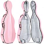 Bobelock 2000W Pink Fiberglass 4/4 Cello Case