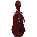 Bobelock 2000W Burgundy Fiberglass 4/4 Cello Case