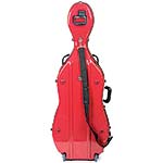 Bobelock 2000W Red Fiberglass 3/4 Cello Case