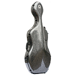 Carlisle Prestige 4/4 Cello Case, Silver Rain with Black interior