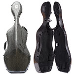 Carlisle Prestige 4/4 Cello Case, Silver Rain with Black interior