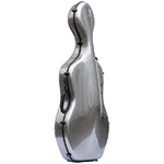 Carlisle Prestige 4/4 Cello Case, Woven Silver with Black interior