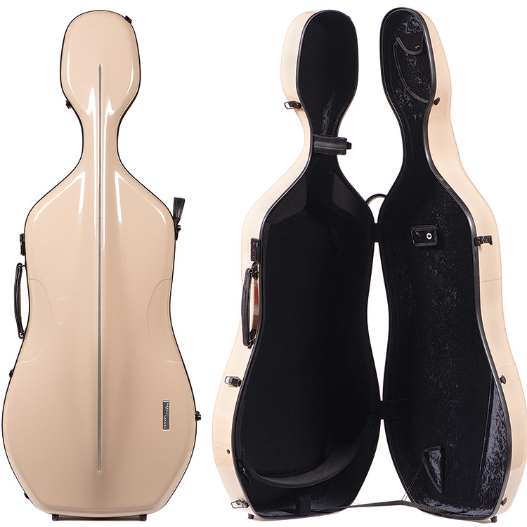 Gewa 341.250 Air 3.9 Beige 4/4 Cello Case with Black Interior