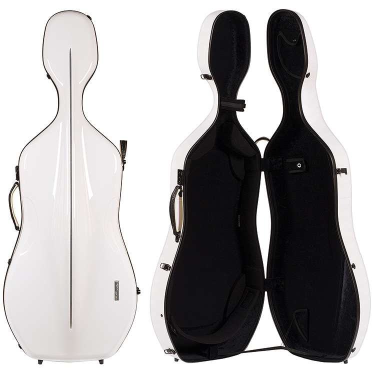 Gewa 341.240 Air 3.9 White 4/4 Cello Case with Black interior