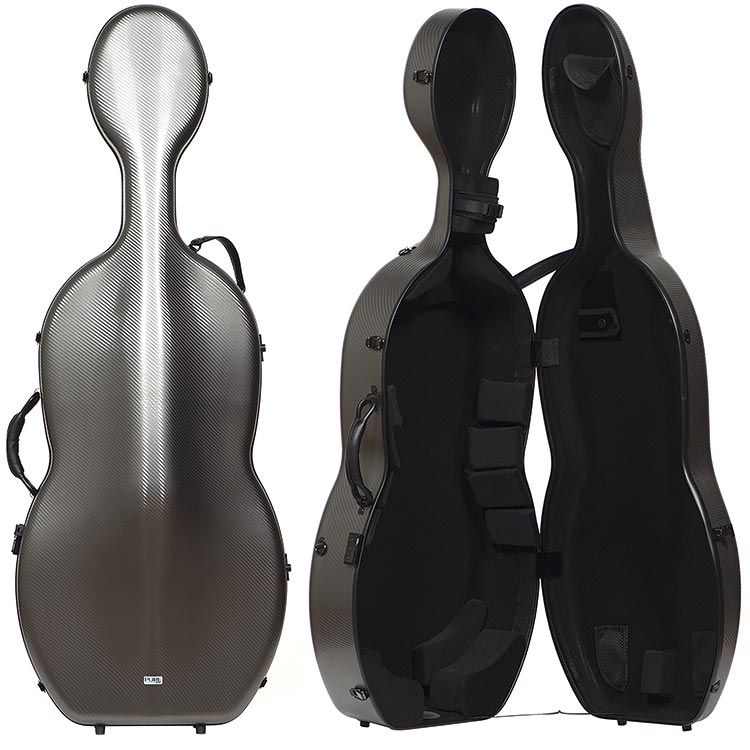 Gewa Pure 4.6 Polycarbonate 4/4 Cello case, Grey