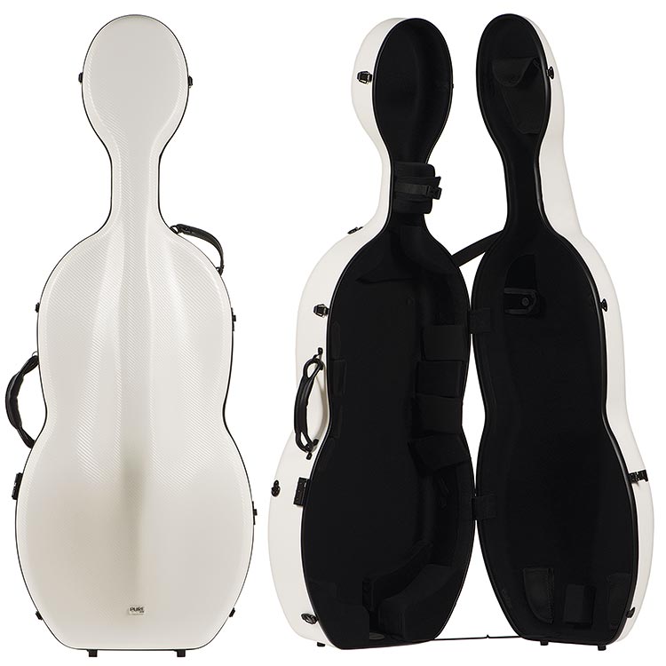 Gewa Pure 4.6 Polycarbonate 4/4 Cello case, White