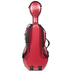 Gewa Pure 4.8 Polycarbonate 4/4 Cello case with wheels, Red