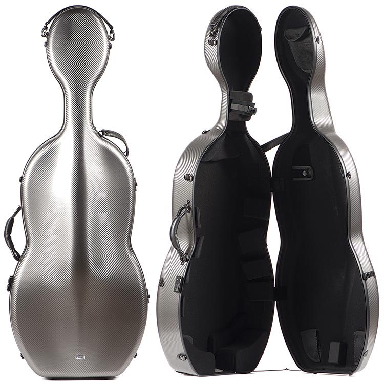 Gewa Pure 4.8 Polycarbonate 4/4 Cello case with wheels, Grey