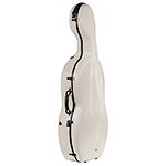 Gewa Pure 4.8 Polycarbonate 4/4 Cello case with wheels, White