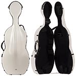 Gewa Pure 4.8 Polycarbonate 4/4 Cello case with wheels, White