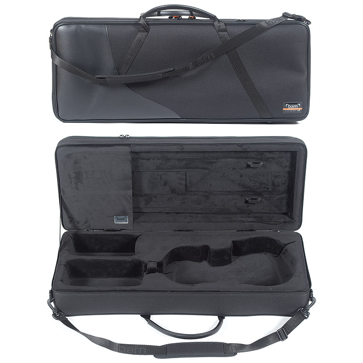 Bam Conservatoire 16 3/8" Oblong Viola Case, Black