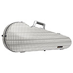 Bam Cabourg Hightech Contoured Viola Case, Silver Exterior with Grey Seal