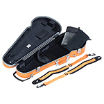 Bam France La Defense Hightech Contoured Viola case, Orange