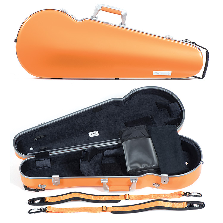 Bam France La Defense Hightech Contoured Viola case, Orange