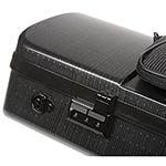 Bam Hightech Oblong Viola Case with Pocket 2202XLLB Black Lazure