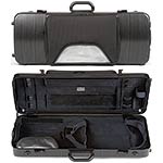 Bam Hightech Oblong Viola Case with Pocket 2202XLLB Black Lazure